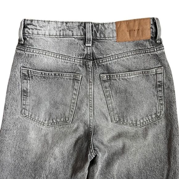 & Denim Classic Light Gray Wash Straight-Leg Jeans Size 2 - Picture 4 of 8